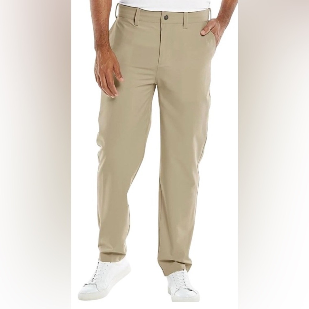 New-Coolibar Men's Avalos Travel Khaki Chino Pant